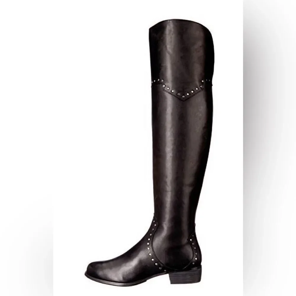 Aerosols West Side leather studded boots